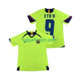 FC Barcelona ETOO 9 2006 Fodboldtrøjer Retro Udebanesæt 2005 Kort ærmer